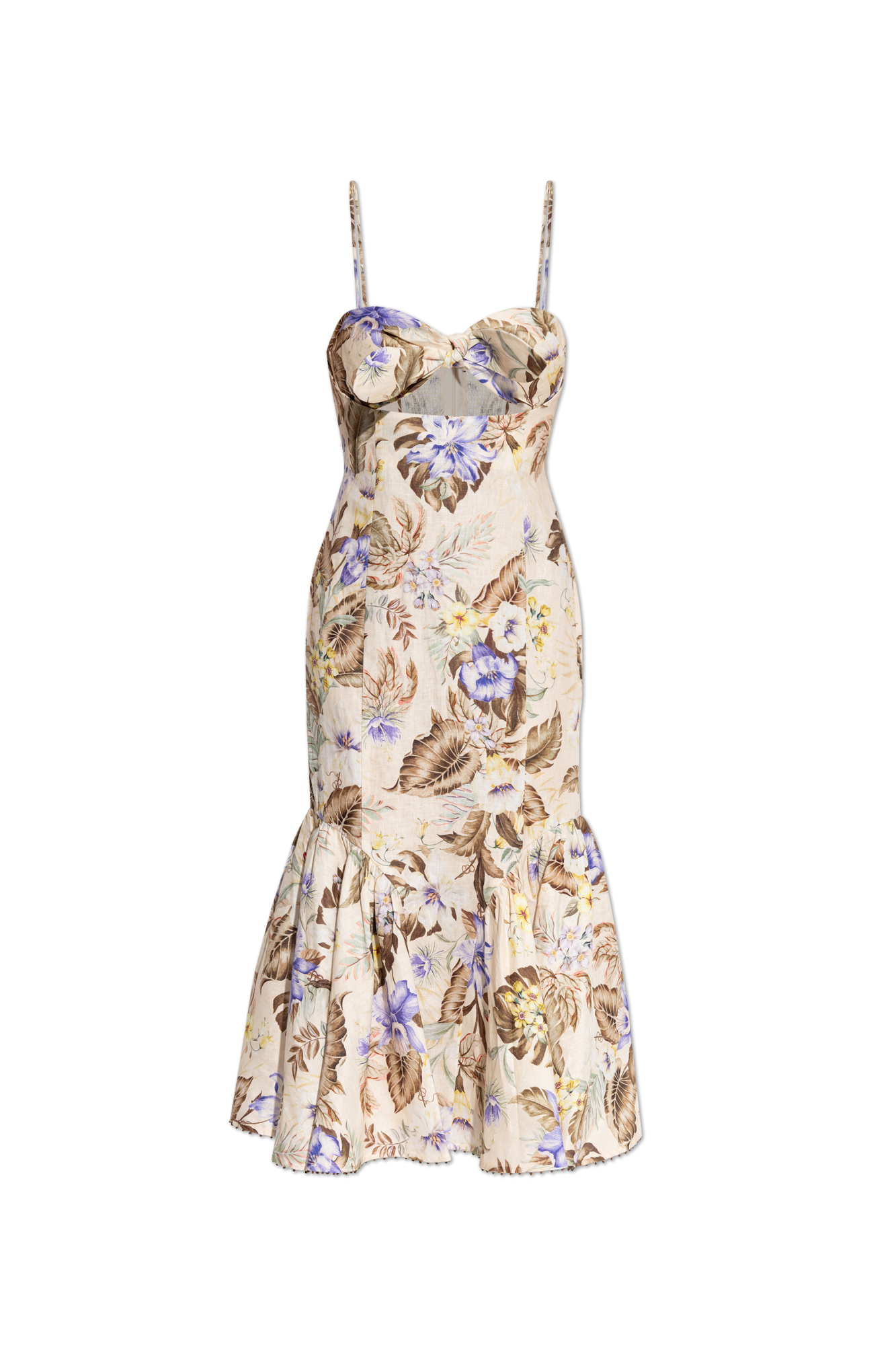 Zimmermann 花柄シースルートップス In Detail: Presented as Look 32, the Celestial Swirl Yoke